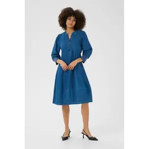 Damen Jeanskleid mit 3/4-Ärmeln CULTURE Allura Arpa image-3