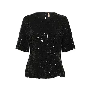 Sequin blouse for women CULTURE Tamera image-0