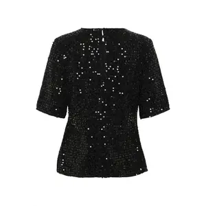 Sequin blouse for women CULTURE Tamera image-3