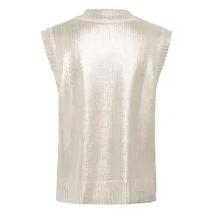 Koszulka bez rękawów z okrągłym dekoltem dla kobiet CULTURE Evelyn image-3