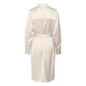 Belted shirt dress for women CULTURE Annabelle image-3