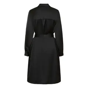 Belted shirt dress for women CULTURE Annabelle image-3