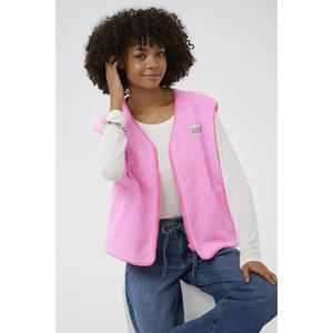 Women's sleeveless fleece CULTURE Teddy image-5