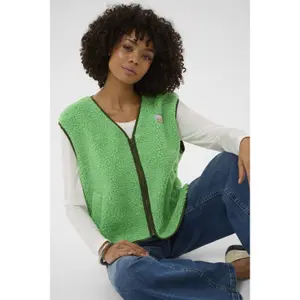 Bezrukávový fleece kabát pro ženy CULTURE CUCatina image-3