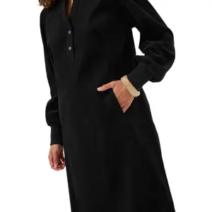 Women's long sleeve dress CULTURE CUUla Rhaena image-5