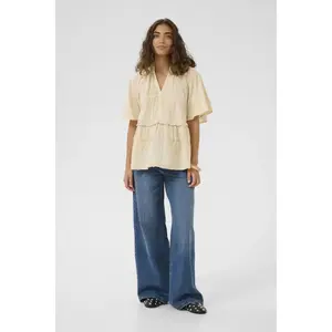 Short-sleeved women's blouse CULTURE Jalia image-1