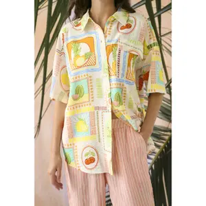 Women's blouse CULTURE CUOrange image-6