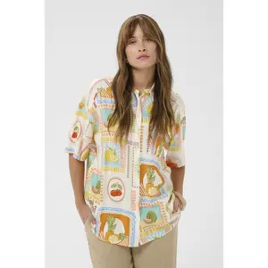 Women's blouse CULTURE CUOrange image-1