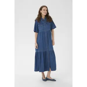 Lang denimkjole til kvinder CULTURE Mona Arpa image-4