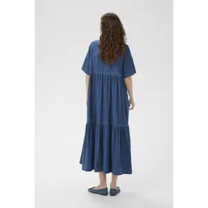 Lang denimkjole til kvinder CULTURE Mona Arpa image-3
