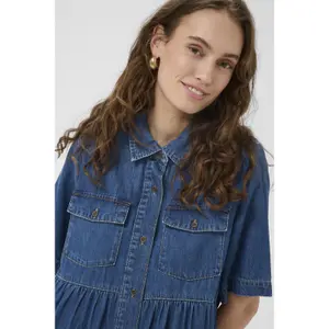 Lang denimkjole til kvinder CULTURE Mona Arpa image-5