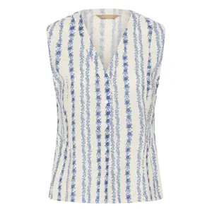 Sleeveless blouse for women CULTURE Hollie image-0