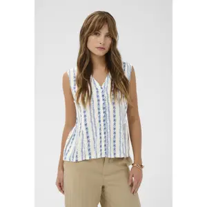 Sleeveless blouse for women CULTURE Hollie image-1