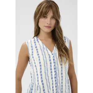 Sleeveless blouse for women CULTURE Hollie image-5