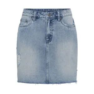 Denim skirt for women CULTURE CUJutea image-0