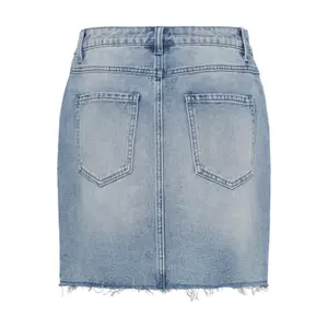 Denim skirt for women CULTURE CUJutea image-3