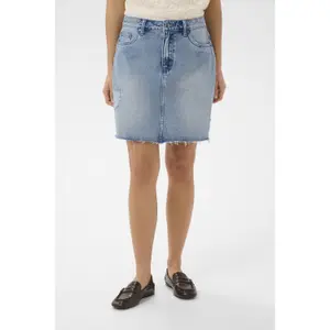 Denim skirt for women CULTURE CUJutea image-1