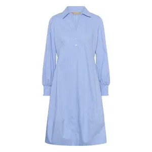 Women's long sleeve dress CULTURE Ebony image-0