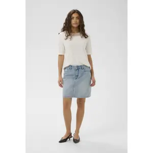 Denim skirt for women CULTURE Ykra Aniceta image-2