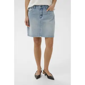 Denim skirt for women CULTURE Ykra Aniceta image-1