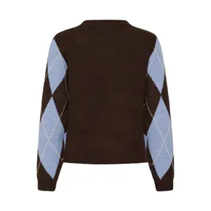Woman sweater CULTURE Argyle image-1