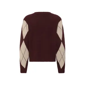 Woman sweater CULTURE Argyle image-1