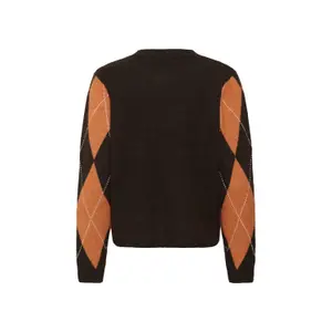 Woman sweater CULTURE Argyle image-1