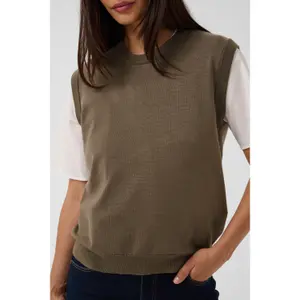Sleeveless jacket for women CULTURE CUSandi Annemarie image-1