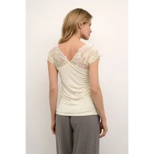 Women's lace tank top CULTURE Poppy image-4