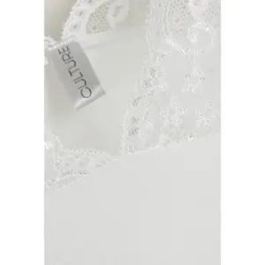 Women's lace T-shirt CULTURE Poppy image-6