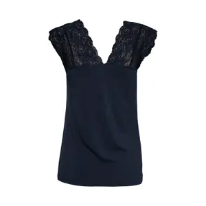 Women's lace T-shirt CULTURE Poppy image-3