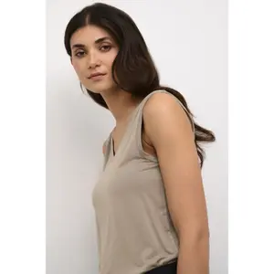 Damski top V-neck CULTURE Poppy image-5
