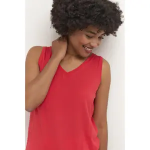 Débardeur col V femme CULTURE Poppy image-2