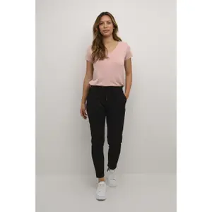 T-shirt com decote em v das mulheres CULTURE Poppy image-1