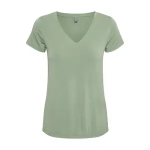 Dames-T-shirt met v-hals CULTURE Poppy image-0