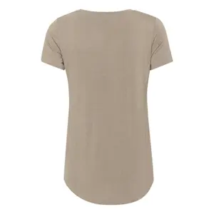 T-shirt com decote em V para mulher CULTURE Poppy image-5