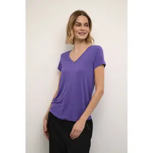 Dames-T-shirt met v-hals CULTURE Poppy image-1