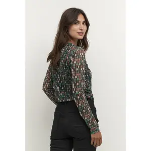 T-shirt de manga comprida feminina CULTURE Melida image-3