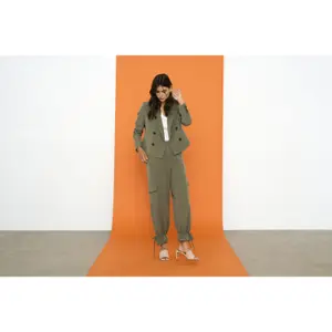 Pantalon cargo femme CULTURE Muna image-1