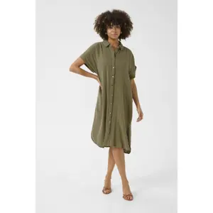 Robe chemise femme CULTURE Elina Kaftan image-3