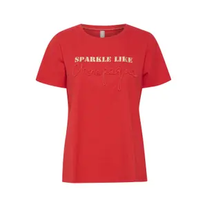 T-shirt de mulher CULTURE Amora Champagne image-0