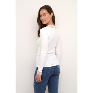 Women's long sleeve ribbed T-shirt CULTURE Camilla image-5
