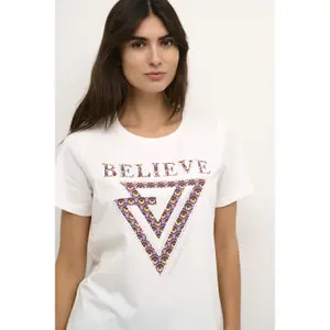 T-shirt de mulher CULTURE Gith Believe image-3