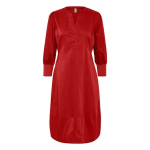 50110059-181664-robe-manches-3-4-femme-culture-antoinett-fiery-red