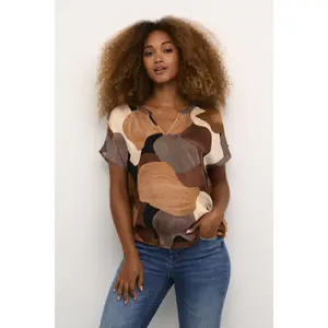 Korte mouwen blouse dames CULTURE Dana image-2