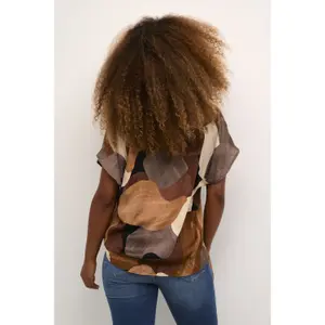 Korte mouwen blouse dames CULTURE Dana image-5