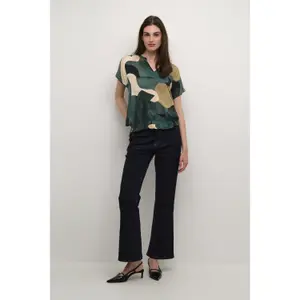 Korte mouwen blouse dames CULTURE Dana image-1