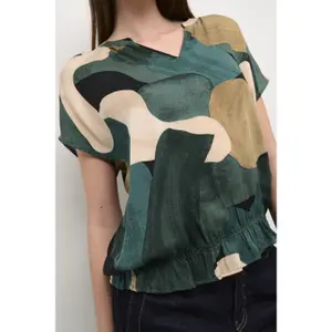 Korte mouwen blouse dames CULTURE Dana image-2