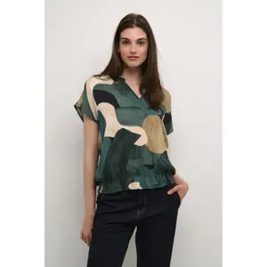 Korte mouwen blouse dames CULTURE Dana image-3