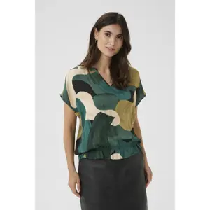 Korte mouwen blouse dames CULTURE Dana image-5